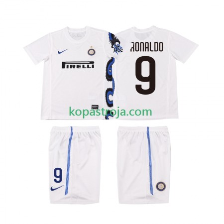 Billiga Fotbollströjor Inter Milan Ronaldo 9 2010 2011 Retro Barn Borta tröja Kortärmad
